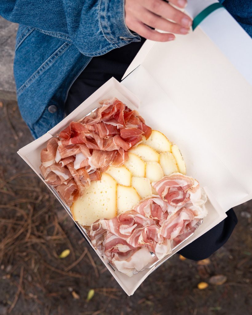 Plateau raclette charcuterie